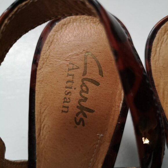 Clarks Artisan Ladies Sling Back Dress Shoes - Picture 2 of 6
